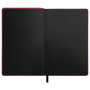 Ежедневник недатированный А5 138х213 мм BRAUBERG "Metropolis Mix", под кожу, 136 л, красный, 113293 - Ежедневники с покрытием "под кожу и ткань"