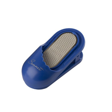 Точилка-наждак с зажимом "Сонет", 9,5х3,8 см, синяя - Точилки