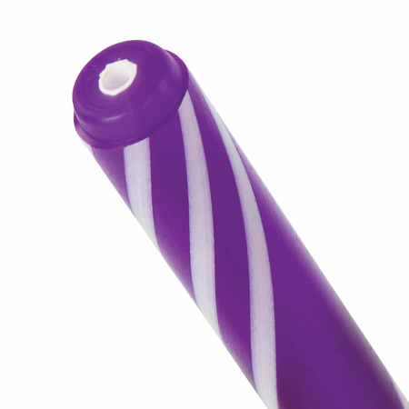 Ручка шариковая масляная ЮНЛАНДИЯ "CANDY", СИНЯЯ, корпус ассорти, узел 0,6 мм, линия письма 0,3 мм, 143019 - Ручки шариковые неавтоматические