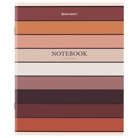 Тетрадь А5 48 л. BRAUBERG скоба, клетка, обложка картон, "Classic" (микс в спайке), 404364 - Тетради 40-48 листов