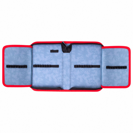 Пенал BRAUBERG, 1 отделение, 2 откидные планки, полиэстер, 21х14 см, "Ninja", 270313 - Пеналы каркасные