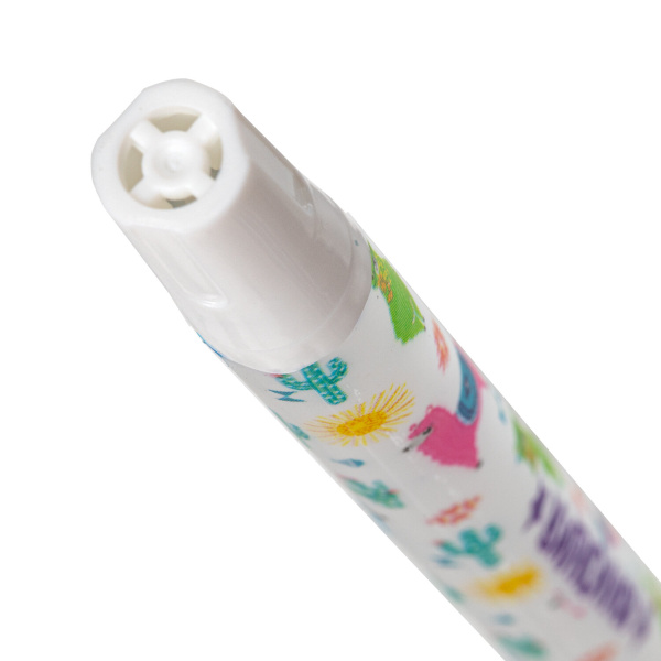 Ручка шариковая ЮНЛАНДИЯ "LAMA", синяя, SOFT TOUCH покрытие, узел 0,7 мм, линия письма 0,35 мм, 143735 - Ручки шариковые неавтоматические