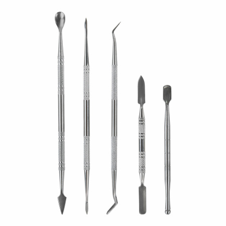 Стеки для лепки и моделирования металлические НАБОР 5 шт., BRAUBERG ART CLASSIC, 271172 - Инструменты для художественно-живописных работ