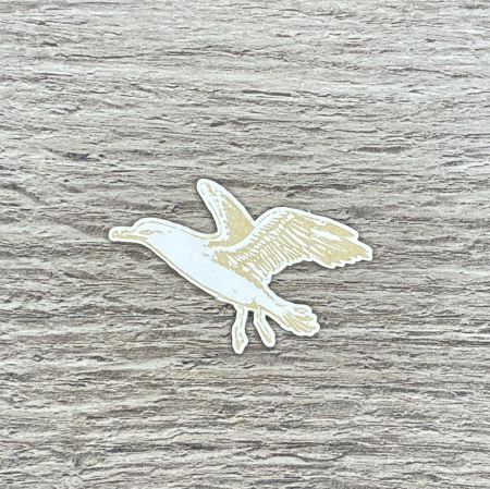 Чипборд "Чайка с гравировкой" толщина 1,55 мм