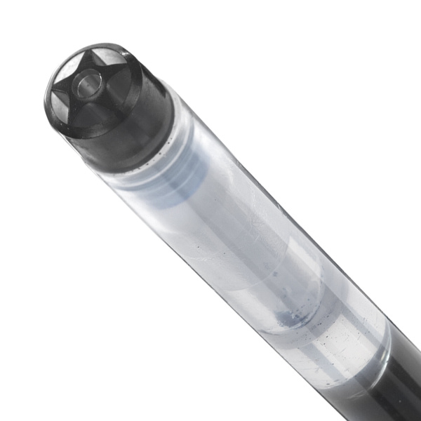 Ручка гелевая STAFF "Basic" GP-675, ЧЕРНАЯ, длина письма 1000 м, игольчатый узел 0,5 мм, линия письма 0,35 мм, 143675 - Ручки гелевые неавтоматические