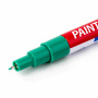 Маркер-краска лаковый EXTRA (paint marker) 1 мм, ЗЕЛЕНЫЙ, УСИЛЕННАЯ НИТРО-ОСНОВА, BRAUBERG, 151966 - Маркеры-краски лаковые
