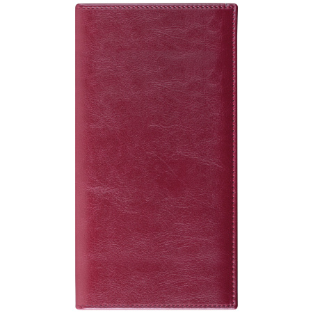 Визитница трехрядная BRAUBERG "Imperial", на 144 визитки, под гладкую кожу, бордовая, 231662 - Визитницы настольные