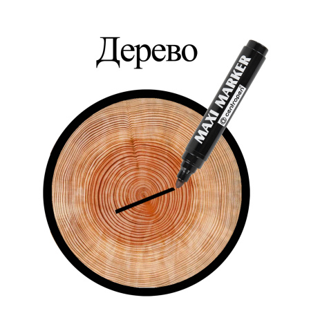 Маркер перманентный универсальный ЧЕРНЫЙ CENTROPEN "Maxi Marker", 2-4 мм, 8936, 5 8936 0112 - Маркеры промышленные и прочие специальные