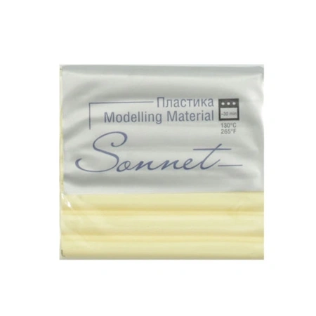Полимерная глина (пластика) "Сонет" цвет ванильный брус 56 г