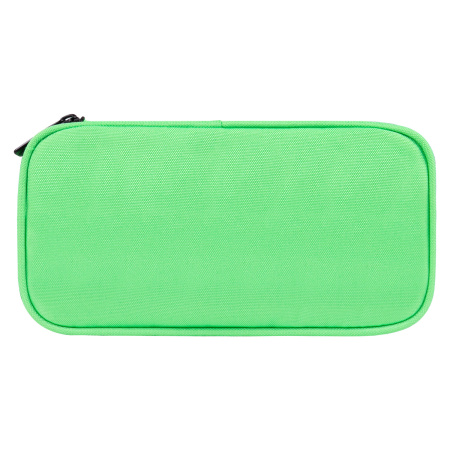 Пенал-косметичка BRAUBERG, 1 отделение, органайзер, полиэстер, 22x11,5x6 см, зеленый, 270844 - Пеналы мягкие