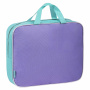 Папка на молнии с ручками STAFF EVERYDAY А4 1 отделение, полиэстер, 80 мм, лавандовый, 271487 - Папки-сумки с ручками