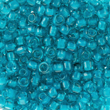 Бисер "Zlatka" 11/0 голубой №0021A-3, 5 уп по 10 гр