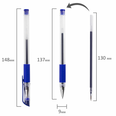 Ручки шариковые и гелевые STAFF "Basic ST-01", НАБОР 6 ШТУК, АССОРТИ, узел 0,7 мм, линия письма 0,35 мм, 144080 - Ручки шариковые неавтоматические
