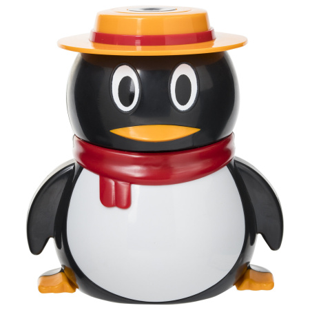 Точилка электрическая BRAUBERG "Пингвин", питание от USB/4 батареек АА, 223569 - Точилки электрические