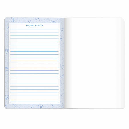 Дневник для музыкальной школы 140х210 мм, 48 л., обложка кожзам гибкая, BRAUBERG, справочный материал, фиолетовый, 105495 - Дневники для музыкальной школы