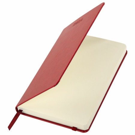 Ежедневник датированный 2024 А5 138x213 мм, BRAUBERG "Metropolis Special", под кожу, красный, 114961 - Ежедневники с покрытием "под кожу и ткань"