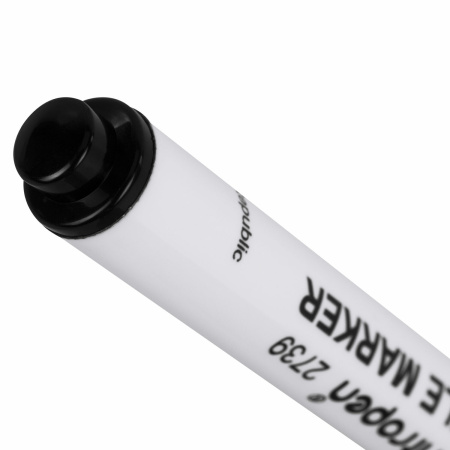 Маркер для ткани ЧЕРНЫЙ CENTROPEN "Textile Marker", круглый наконечник, 1,8 мм, 2739, 5 2739 9212 - Маркеры для хобби