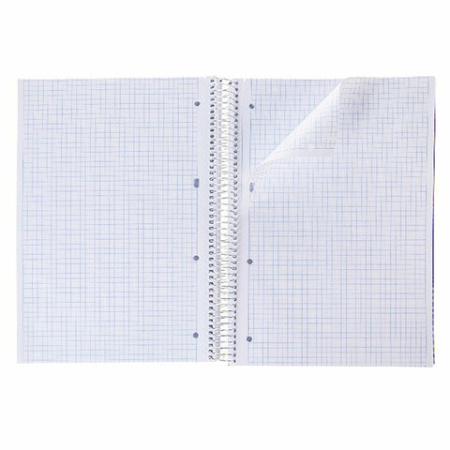 Тетрадь А4, 160 л., HATBER спираль, клетка, обложка твердая, "Листья", 160Тт4В1сп_23666 - Тетради формата А4