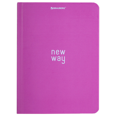 Блокнот с резинкой в клетку 96 л., МАЛЫЙ ФОРМАТ А6 (102х148 мм), твердая обложка, BRAUBERG, "Neon", 113740 - Блокноты в книжном переплете