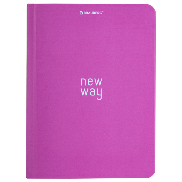 Блокнот с резинкой в клетку 96 л., МАЛЫЙ ФОРМАТ А6 (102х148 мм), твердая обложка, BRAUBERG, "Neon", 113740 - Блокноты в книжном переплете