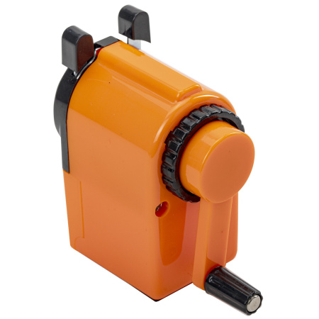 Точилка механическая BRAUBERG "JET", металлический механизм, корпус оранжевый, 229567 - Точилки механические