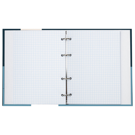 Тетрадь на кольцах А5 (165х215 мм), 120 листов, твердый картон, клетка, BRAUBERG, In Dreams, 404084 - Тетради на кольцах и сменные блоки к ним