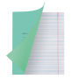 Тетрадь ЗЕЛЁНАЯ обложка 12 л., узкая линия с полями, офсет, "Маяк", 1 шт, Т5012Т2ЗЕЛ3Г - Тетради 12-24 листов