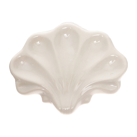 Палитра фарфоровая "Ракушка" 12,5 х 10 см - Палитры фарфоровые
