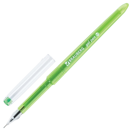 Ручки гелевые BRAUBERG DIAMOND, НАБОР 12 ЦВЕТОВ, узел 0,5 мм, линия письма 0,25 мм, 143377 - Наборы гелевых ручек