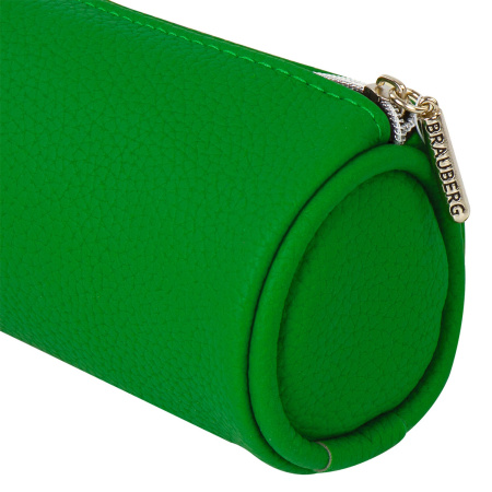 Пенал-косметичка BRAUBERG под фактурную кожу, ассорти 4 цвета, "Экзотика", 20х6х6 см, дисплей, 224041 - Пеналы мягкие