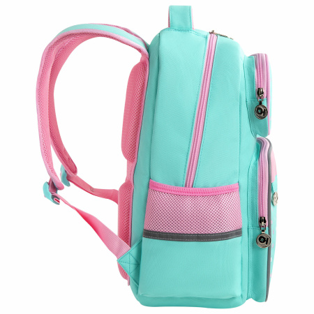 Рюкзак ЮНЛАНДИЯ COMPLETE, с пеналом в комплекте, эрго-спинка, "Yummy cat", 42х29х14 см - Рюкзаки для начальной и средней школы