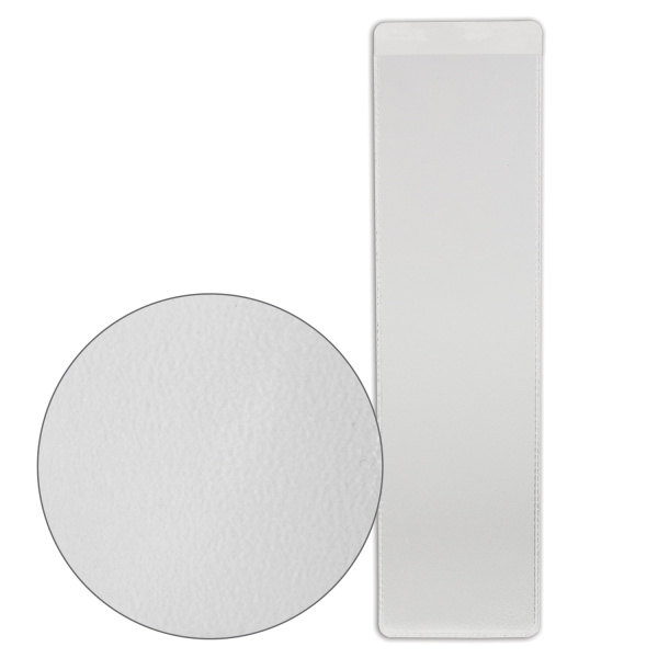 Карманы самоклеящиеся на корешок папки 70 мм (191х50 мм), КОМПЛЕКТ 5 шт., BRAUBERG, 224074 - Карманы самоклеящиеся для папок