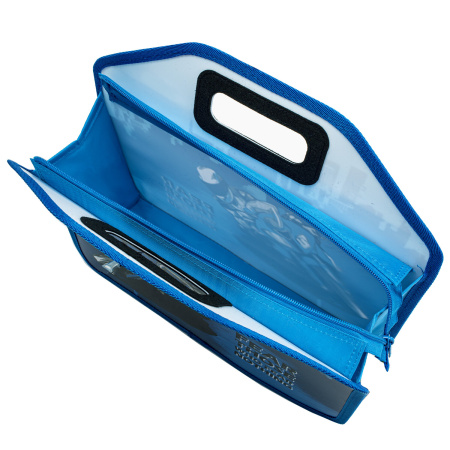 Папка-сумка ЮНЛАНДИЯ, 1 отделение, фетровые ручки, 34х30х11 см, "Best bike", 271000 - Папки-сумки с ручками