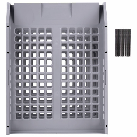 Лотки горизонтальные для бумаг, КОМПЛЕКТ 3 шт., 334х255х271 мм, серый, BRAUBERG GRAND OFFICE, 238110, ЛТ111 - Лотки горизонтальные (поддоны)