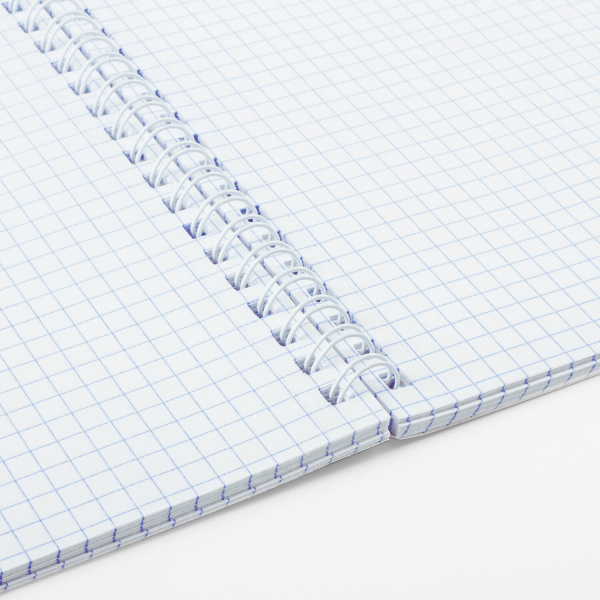 Тетрадь А5 120 л. BRAUBERG, гребень, клетка, глянцевая ламинация, "Color" (4 вида в спайке), 404447 - Тетради более 60 листов