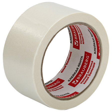 2 шт. клейкая лента малярная креппированная 48 мм x 25 м (реальная длина!), профессиональная, BRAUBERG - Клейкие ленты канцелярские