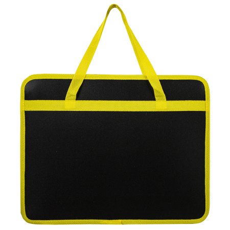 Папка на молнии с ручками BRAUBERG А4, 1 отделение, пластик, 80 мм, "OFF", 271465 - Папки-сумки с ручками