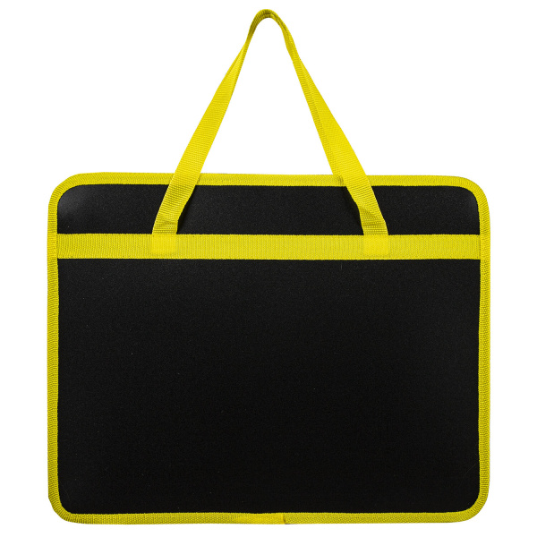 Папка на молнии с ручками BRAUBERG А4, 1 отделение, пластик, 80 мм, "OFF", 271465 - Папки-сумки с ручками