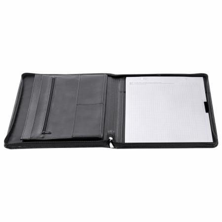 Папка из кожзаменителя на молнии "Лидер", 123Н - Папки из кожи