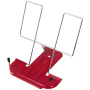 Подставка для книг и учебников металлическая, красная, BRAUBERG LINE, 237965 - Подставки для книг