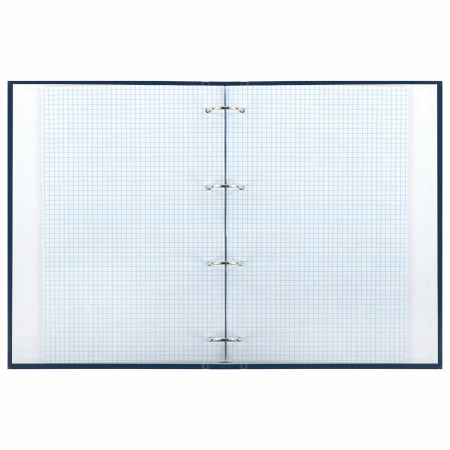 Тетрадь на кольцах БОЛЬШАЯ А4 (210х305 мм), 100 листов, твердый картон, клетка, BRAUBERG, Shade, 404102 - Тетради на кольцах и сменные блоки к ним