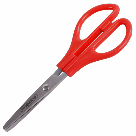 Ножницы ПИФАГОР, 145 мм, ассиметричные ручки, картонная упаковка с подвесом, 236985 - Ножницы детские