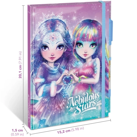 Серия: Iceana. Блокнот в жестком переплете, на резинке, с гелевой ручкой в комплекте - Блокноты и записные книжки