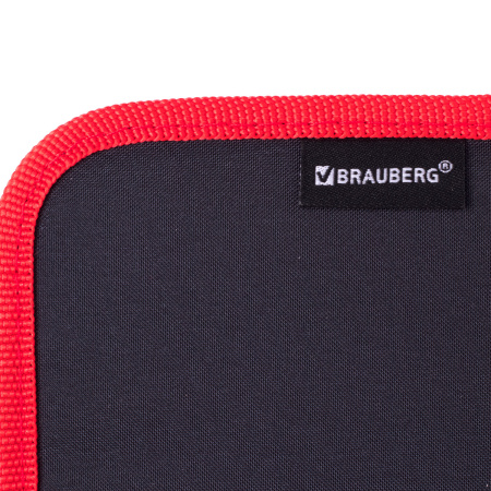 Пенал BRAUBERG, 1 отделение, 2 откидные планки, полиэстер, 21х14 см, "Ninja", 270313 - Пеналы каркасные