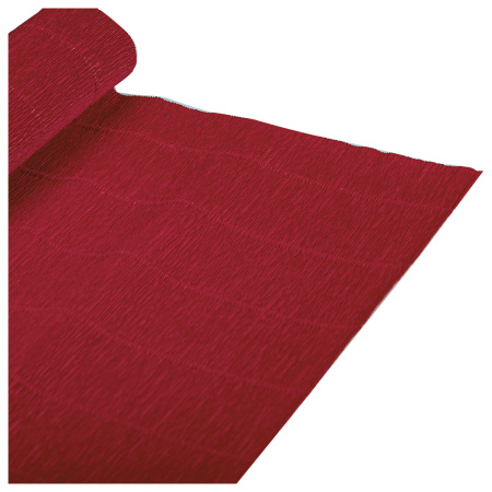 Бумага гофрированная/креповая (ИТАЛИЯ) 140 г/м2, 50х250 см, гранат (983), BRAUBERG FIORE, 112580 - Цветная бумага