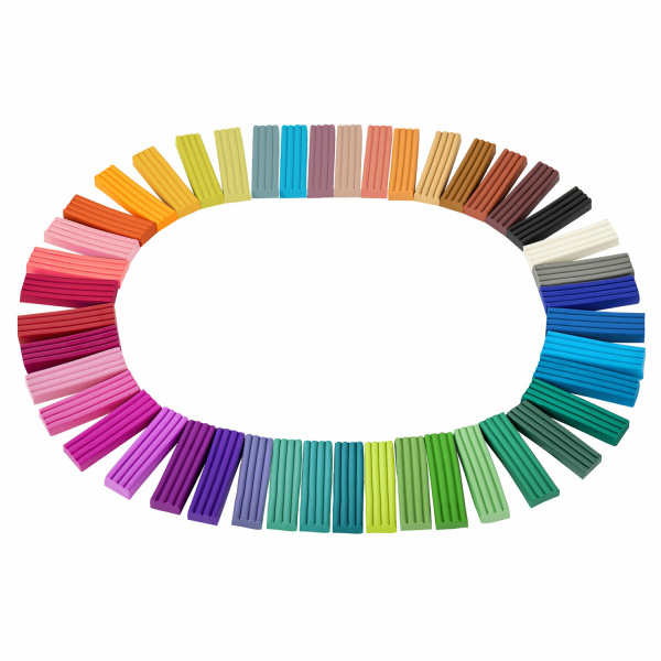 Пластилин классический BRAUBERG KIDS, 44 цвета, 660 грамм, стек, ВЫСШЕЕ КАЧЕСТВО, 106679 - Пластилин