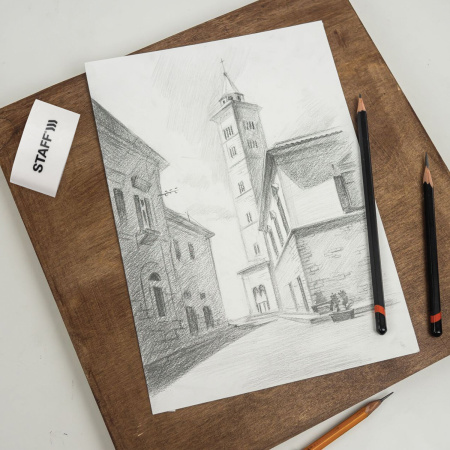 Ластик STAFF "College" PE-070, 38х22х16 мм, в форме капли, цвет белый, 228070 - Ластики классические