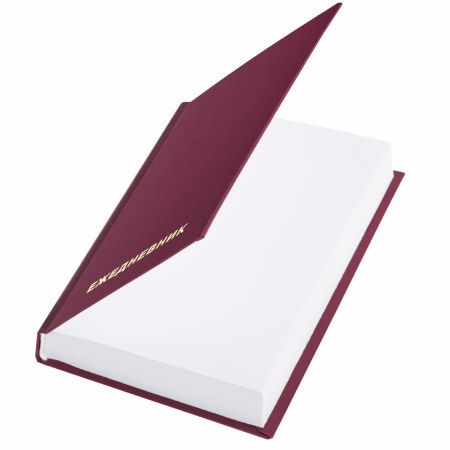 Ежедневник недатированный МАЛЫЙ ФОРМАТ А6 (100х150 мм) STAFF, обложка бумвинил, 160 л., бордовый, 113518 - Ежедневники с твердой обложкой