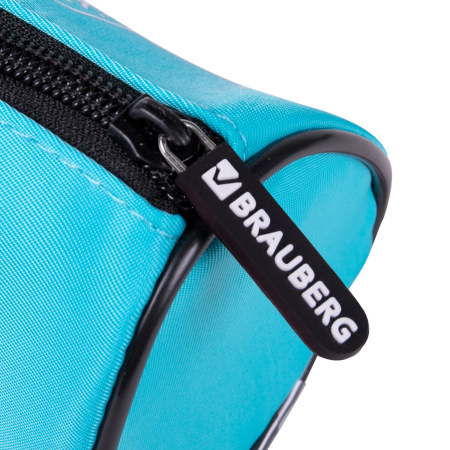 Пенал BRAUBERG, 3 отделения, нейлон, 21х7х7 см, "Fox", 270838 - Пеналы мягкие