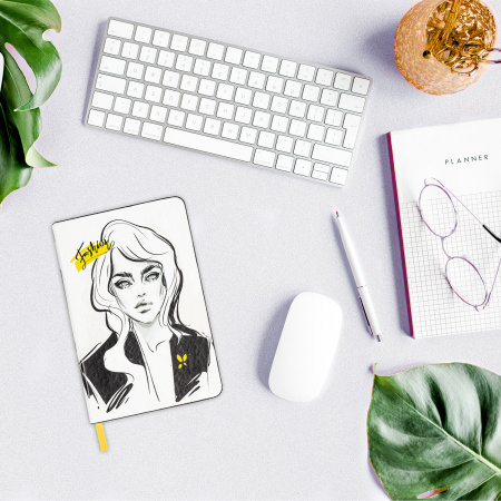 Блокнот МАЛЫЙ ФОРМАТ (100х150 мм) А6, BRAUBERG VISTA "Fashion Style", под кожу, гибкий, 80 л., 112091 - Бизнес-блокноты и бизнес-тетради